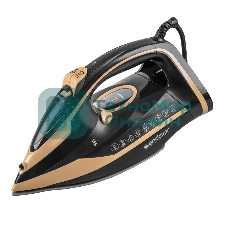 Утюг Endever Delta-226 черный/бежевый, 2400 Вт, 45 г/мин, 160 г/мин, 350 мл