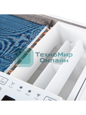 Кондиционер оконный Ballu BWC-07 AC 7000 BTU, 20 м², 49 дБ, охлаждение, осушение, белый