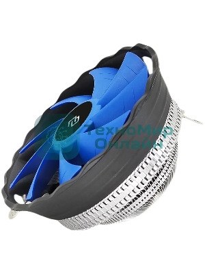 Кулер для процессора Digma D-CPC95-2 синий/черный, 120 мм, алюминий, 1500 об/мин, 29 дБ, 3 pin, 95 Вт, 66 мм