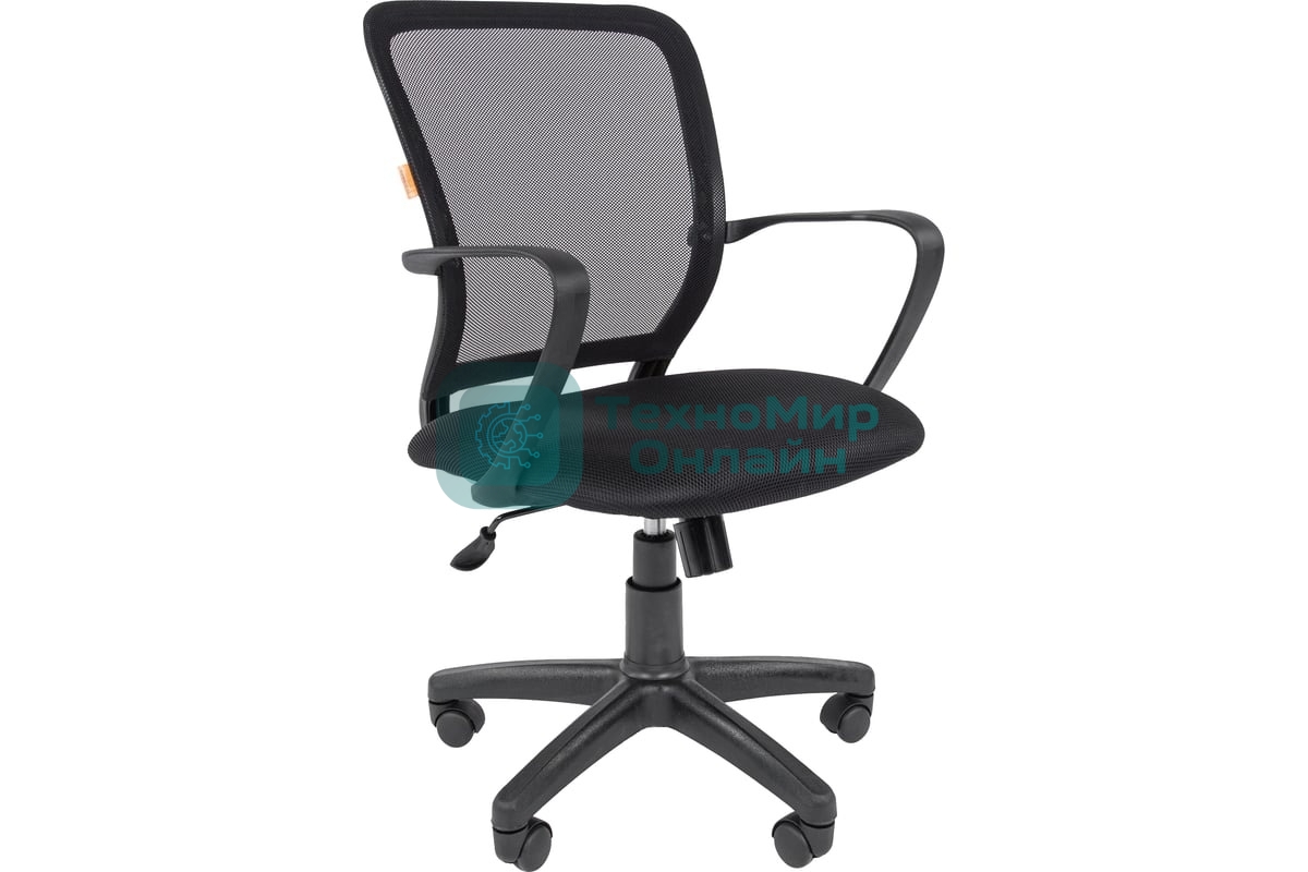 Кресло офисное Chairman 698 TW-01 черный, Россия