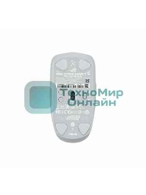 Мышь беспроводная ASUS ROG Strix Impact III белый, 36000 dpi, USB Type-A, радиоканал, Bluetooth, кнопки - 5