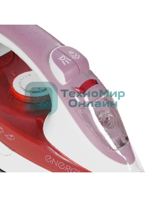 Утюг Energy EN-314 красный, 2000 Вт, керамическая подошва (в уп. 10 шт)