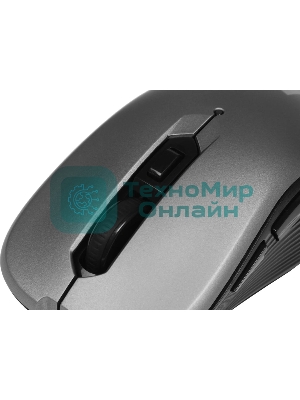 Мышь беспроводная Defender Gassa MM-105 серый, 1600 dpi, радиоканал, USB, кнопки - 6