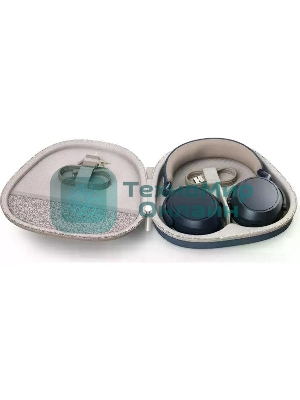 Беспроводные/проводные наушники Sennheiser Momentum 4 Wireless синий, полноразмерные, Bluetooth + проводной, активное шумоподавление, до 60 ч