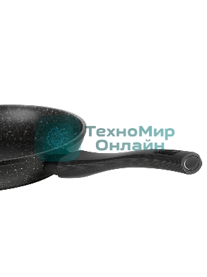 Сковорода Lara LR01-45-24 CARBON 24 см, 3-слойное покрытие 