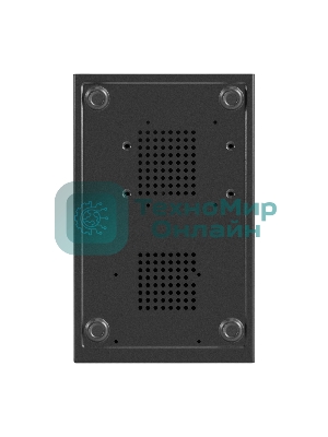 Компьютерный корпус Minitower ExeGate BAA-308M-UNS400 (mATX, БП UNS400 с вент. 12см, 2*USB, HD Audio, черный)