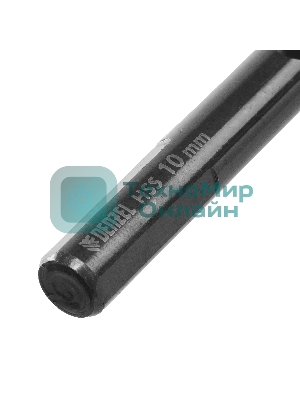 Сверло по металлу Denzel 10 мм, HSS-Tin, Golden Tip, 8 шт.