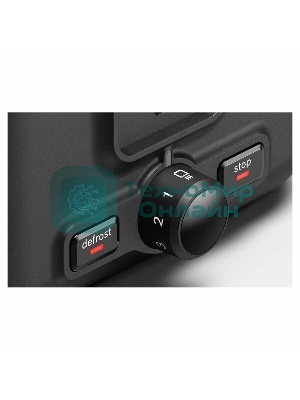 Тостер Bosch TAT3P423 черный, 970 Вт, 2 слота