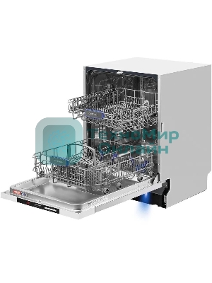 Встраиваемая посудомоечная машина Maunfeld MLP-122D Light Beam, серебристый, 59.8 см, 12 компл., 49 дБ, класс A++