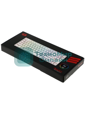 Клавиатура беспроводная Redragon Anubis беспроводная, USB, Bluetooth/Радиоканал, белый