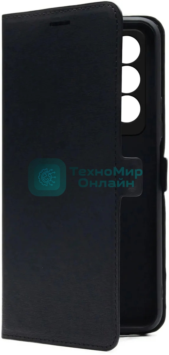 Чехол (флип-кейс) BORASCO Book Case, для Tecno Camon 18/18P, черный
