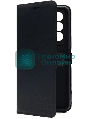 Чехол (флип-кейс) BORASCO Book Case, для Tecno Camon 18/18P, черный