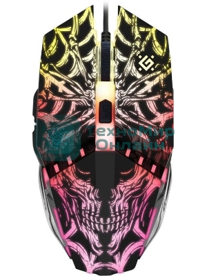 Мышь проводная Defender Prototype GM-670L черный, 2400 dpi, USB, кнопки - 6