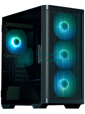 Компьютерный корпус ZALMAN M4, MATX, черный, WINDOW, 1xCombo (3.5'' or 2.5''), 1x3.5