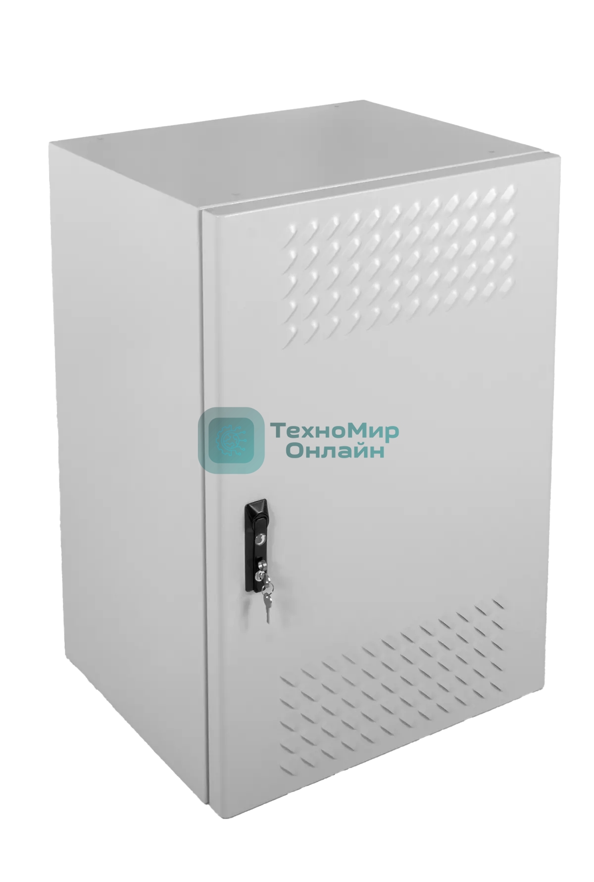 Шкаф уличный всепогодный настенный укомплектованный 15U (Ш600 Г500), комплектация T1-IP54 (ШТВ-Н-15.6.5-4ААА-Т1)