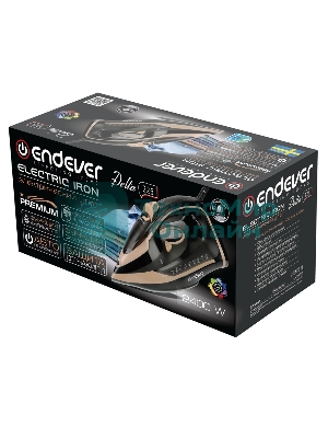 Утюг Endever Delta-226 черный/бежевый, 2400 Вт, 45 г/мин, 160 г/мин, 350 мл
