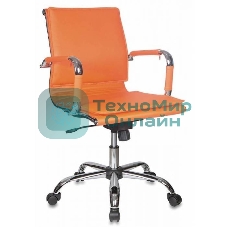 Кресло Бюрократ CH-993-Low/orange оранжевый, экокожа