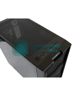 Компьютерный корпус Minitower mATX Eurocase 00-01003410 M07 3ARGb черный без БП закаленное стекло USB 3.0