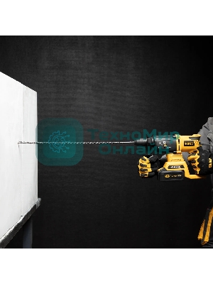 Бур по бетону Denzel двойная спираль, Cobalt W-tip, 10x600 мм, SDS PLUS