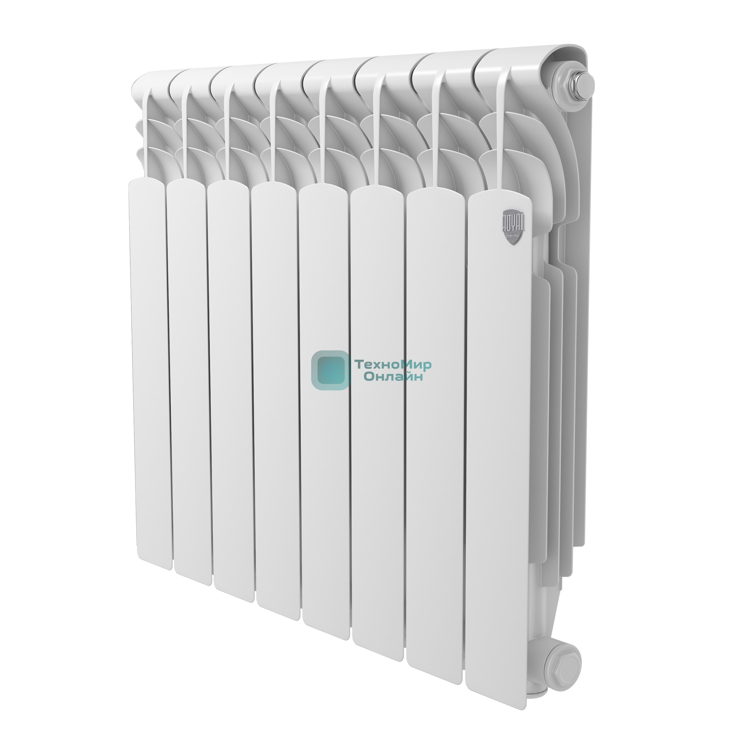 Радиатор алюминиевый Royal Thermo Revolution A 500 - 8 секц.