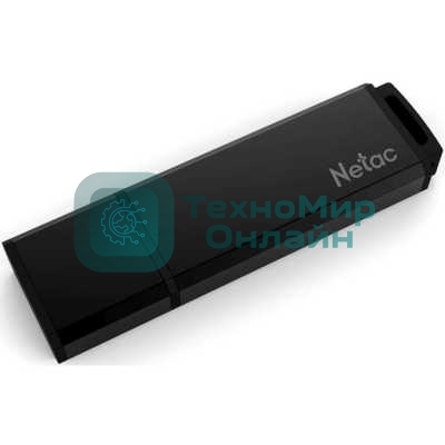 Флешка USB Netac U351 (NT03U351N-016G-32BK), 16Gb, USB 3.0, R/W 110/45, черный