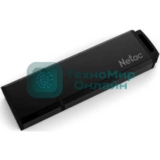 Флешка USB Netac U351 (NT03U351N-016G-32BK), 16Gb, USB 3.0, R/W 110/45, черный