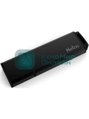 Флешка USB Netac U351 (NT03U351N-016G-32BK), 16Gb, USB 3.0, R/W 110/45, черный