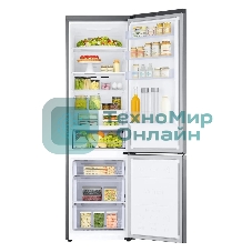Холодильник Samsung RB38C600CS9/EF серебристый двухкамерный 276/114л морозилка снизу, No Frost