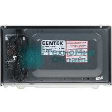 Микроволновая печь Centek CT-1584 черный/золотистый, 20 л, 700 Вт, переключатели - кнопки, поворотный механизм