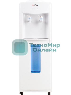 Кулер для воды Hotfrost V118R, верхняя загрузка, без нагрева, без охлаждения, белый