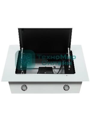 Вытяжка наклонная Elikor Оникс 90П-1000-Е4Д белый, 90 см, 1000 куб. м/ч, 59 дБ