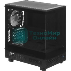 Корпус ACCORD ACC-ZM3B Black, Mini-Tower, чёрный, 1 x 120 мм
