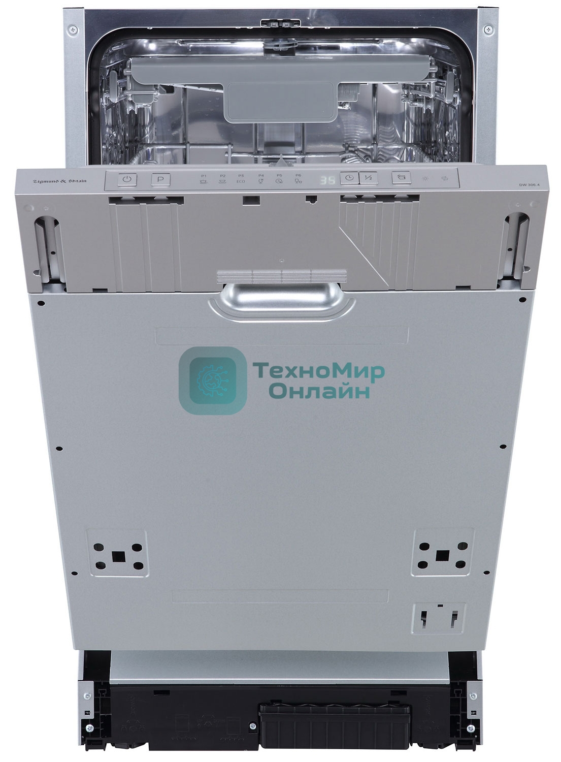 Встраиваемая посудомоечная машина Zigmund & Shtain DW 306.4, серый, 44.8 см, 10 компл., 49 дБ, класс A+++