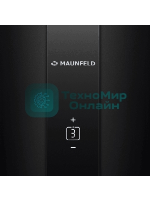 Вытяжка пристенная Maunfeld Lee Wall 35 черная, 35 см, 1050 куб. м/ч, 54 дБ (сенсор)