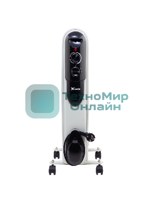 Обогреватель масляный MTX OCH-2000, белый, 2000 Вт, 20 м2, термостат