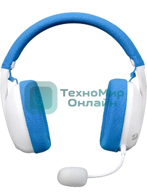 Гарнитура Redragon Ire Pro голубой, беспроводная + проводная, Bluetooth / USB, до 25 ч