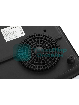 Плита настольная электрическая Hyundai HYC-0102 серебристый/черный стеклокерамика