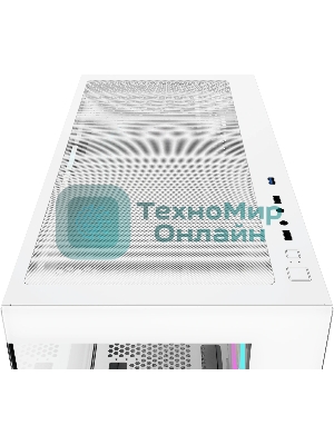 Корпус Ocypus Gamma C52 WH ARGB, Mini-Tower, белый, 3 x 120 мм