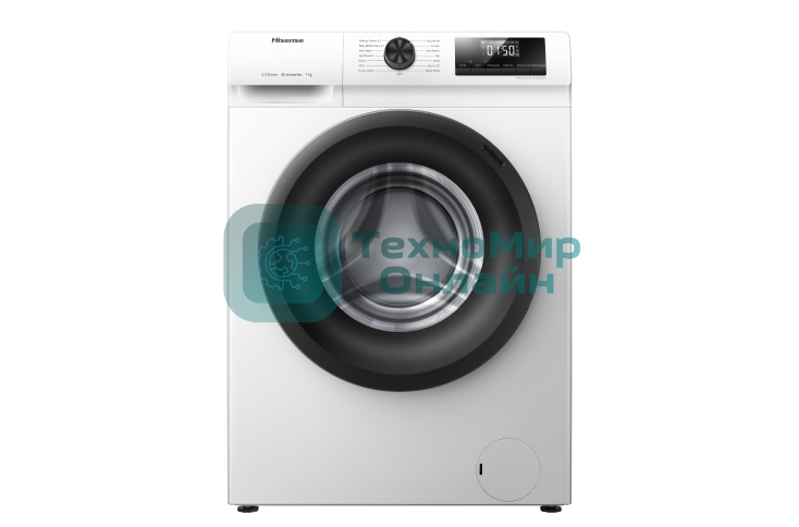 Стиральная машина Hisense WFQP7012VM белая, загрузка фронтальная 7кг, 1200 об/мин., класс: A++