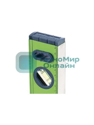 Уровень алюминиевый Сибртех УСМ-0,5-300, фрезерованный, 3 глазка, магнитный, 300 мм