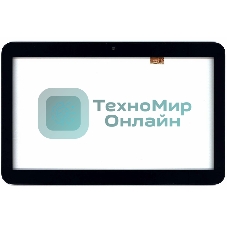 Сенсорное стекло (тачскрин) для Irbis TZ144. черное с рамкой