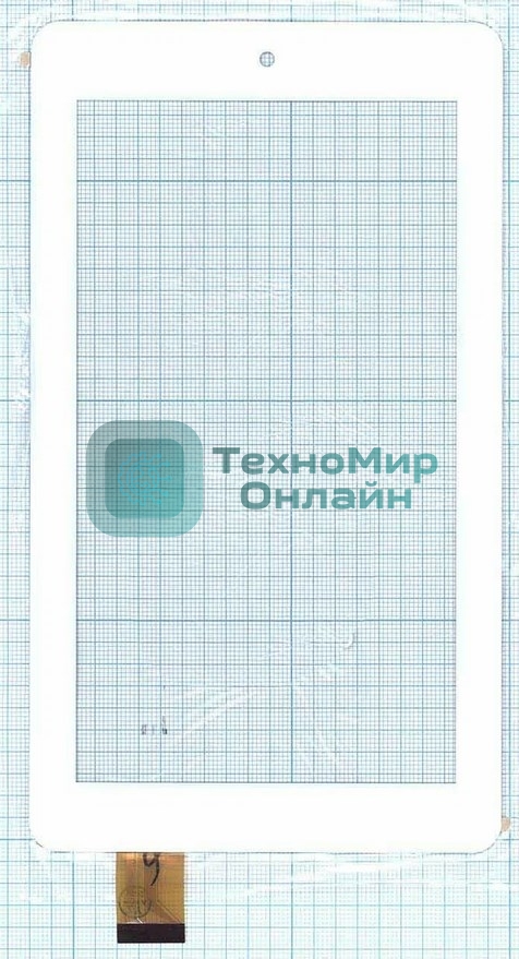 Сенсорное стекло (тачскрин) BL-1123 (189x108 мм), белое