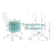 Кресло Бюрократ CH-868LT/#B черный, экокожа