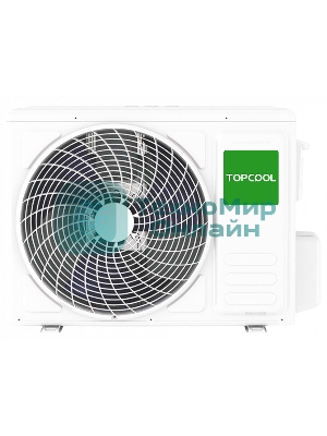 Кондиционер сплит-система TOPCOOL TR-12SBST1 12000 BTU, 32 м², 28 дБ, охлаждение, обогрев, осушение, белый
