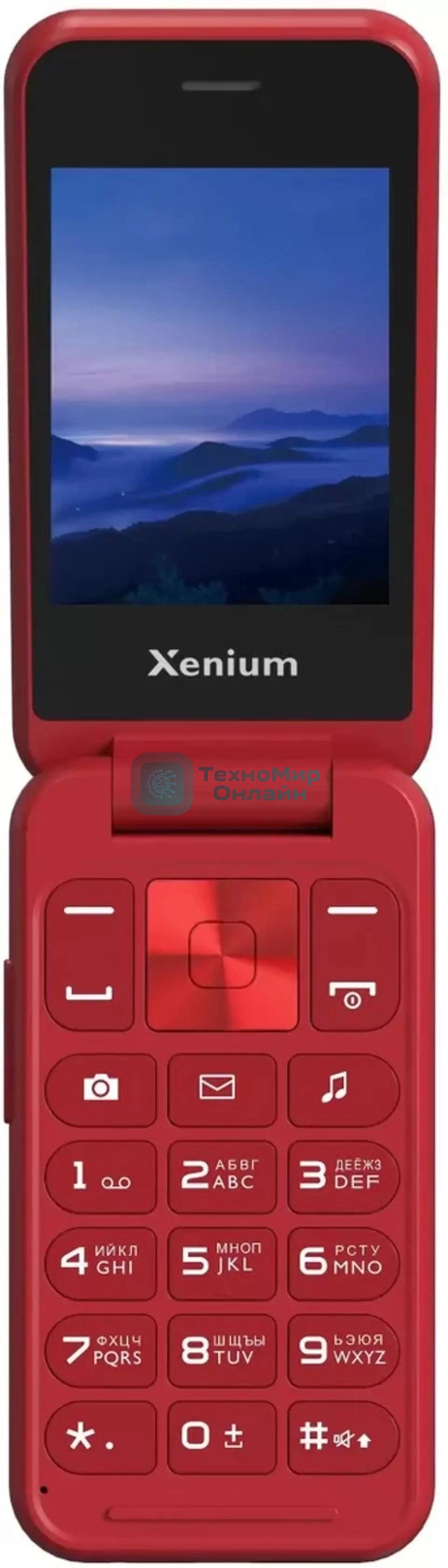 Мобильный телефон Xenium X680 красный раскладной