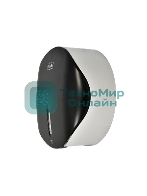 Диспенсер туалетной бумаги Рuff-7145Bl черный, с замком, ABS-пластик
