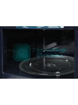 Микроволновая печь Samsung MG23T5018AK/BW черный, 23 л, 800 Вт, переключатели - сенсор