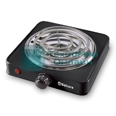 Плита настольная электрическая Sakura ПЭ-02В 1000 Вт, 145мм 1 конф/спир