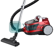 Пылесос Delta LUX DL-0836 красный, 450/2600 Вт, уборка сухая, пылесборник контейнер 2 л