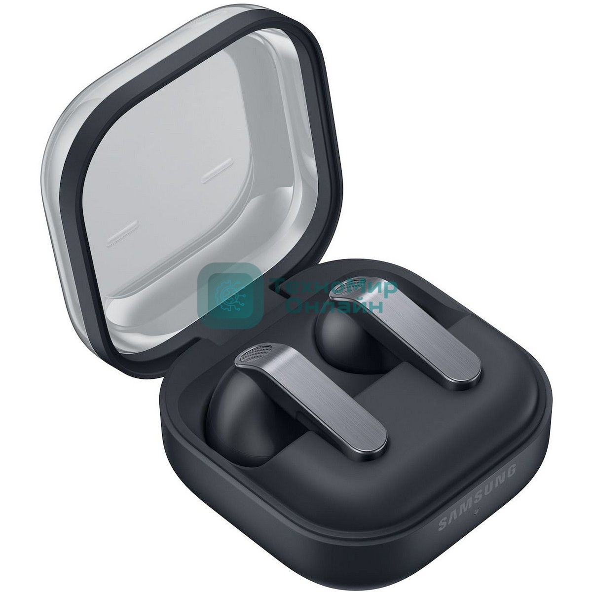 Наушники TWS Samsung Galaxy Buds 4 (R540) черный, вкладыши, Bluetooth, активное шумоподавление, беспроводная зарядка, до 6 ч